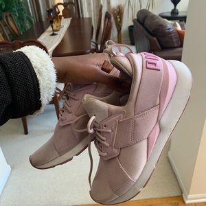 Pink PUMA shoes